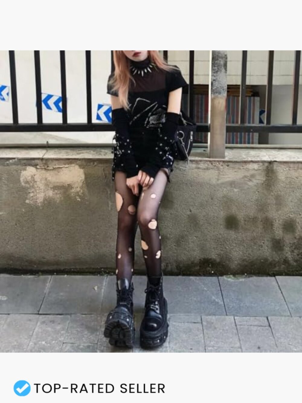 Gothic Platform Ankle Boots Chunky Block Heel Lace Up Combat Motorcycle Punk - Picture 3 of 7